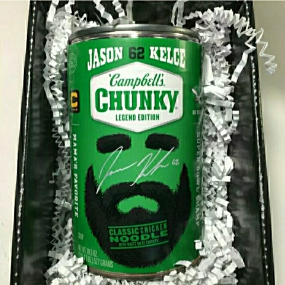 Philadelphia Eagles Jason Kelce Legend Edition Campbells Chunky Soup 🦅 NIB RARE